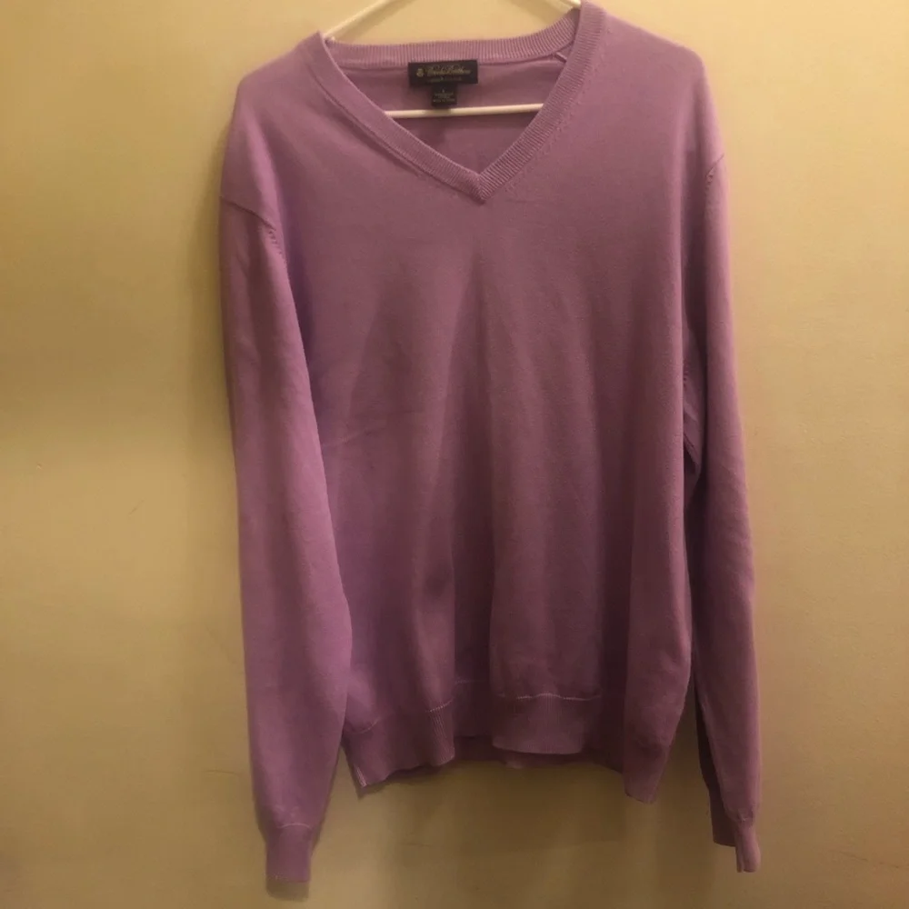 brooks brother supima cotton sweater